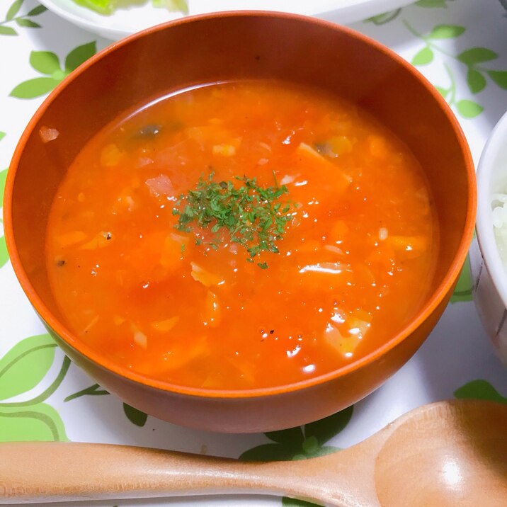 野菜を食べる♪ミネストローネ